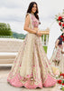 Pristine White Tissue Embroidered Wedding Lehenga