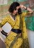 Aurora Yellow Woven Tissue Linen Silk Saree
