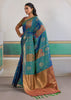 Horizon Blue Banarasi Silk Saree