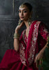 Tango Red Embroidered Designer Saree