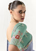 Allure Blue Designer Organza Tissue Silk Saree