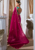 Beet Red Designer Silk Saree