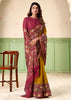 Misted Yellow kalamkari Printed Cotton Silk Saree