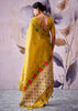 Yellow Woven Tissue Silk Saree