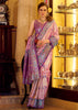 Bloom Pink Woven Patola Tissue Silk Saree