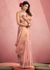 Misty Pink Woven Tissue Silk Saree