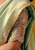 Paradise Green Designer Embroidered Saree