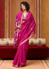 Princess Pink Woven Cotton Silk Saree