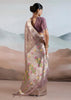 Mauve Woven Banarasi Tissue Silk Saree