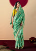 Jade Green Woven Banarasi Silk Saree