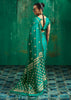Marine Green Woven Banarasi Satin Silk Saree