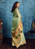 Fair Green Woven Paithani Tissue Silk Saree
