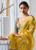 Delight Yellow Designer Silk Saree
