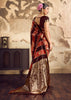 Coffee Brown Rangkat Satin Silk Saree