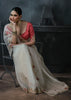 Lily White Embroidered Designer Saree
