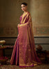 Dahlia Purple Woven Kanjivaram Silk Saree
