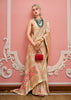 Gilded Ivory Woven Kashmiri Jamewar Saree