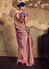 Metallic Purple Woven Kanjivaram Silk Saree