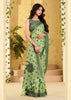 Pista Green Woven Linen Silk Saree