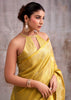 Golden Woven Tissue Silk Saree