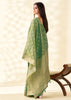 Basil Green Woven Linen Tissue Silk Saree