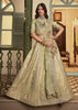 Pista Green Banarasi Designer Lehenga