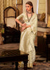 Snow White Woven Banarasi Sain Silk Saree