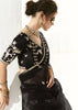 Desire Black Designer Organza Tissue Silk Saree