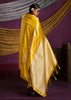 Blazing Yellow Banarasi Satin Silk Saree