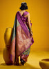 Antique Green Banarasi Silk Saree