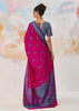 Magenta Pink Woven Kanjivaram Silk Saree
