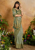 Heena Green Printed Patola Silk Saree