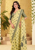 Delight Yellow Woven Linen Silk Saree