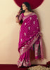 Orchid Purple Woven Banarasi Silk Saree