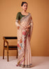 Honey Peach Woven Cotton Saree