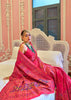 Ruby Pink Woven Kashmiri Jamewar Saree