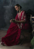 Tango Red Embroidered Designer Saree