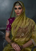 Herbal Green Embroidered Designer Saree
