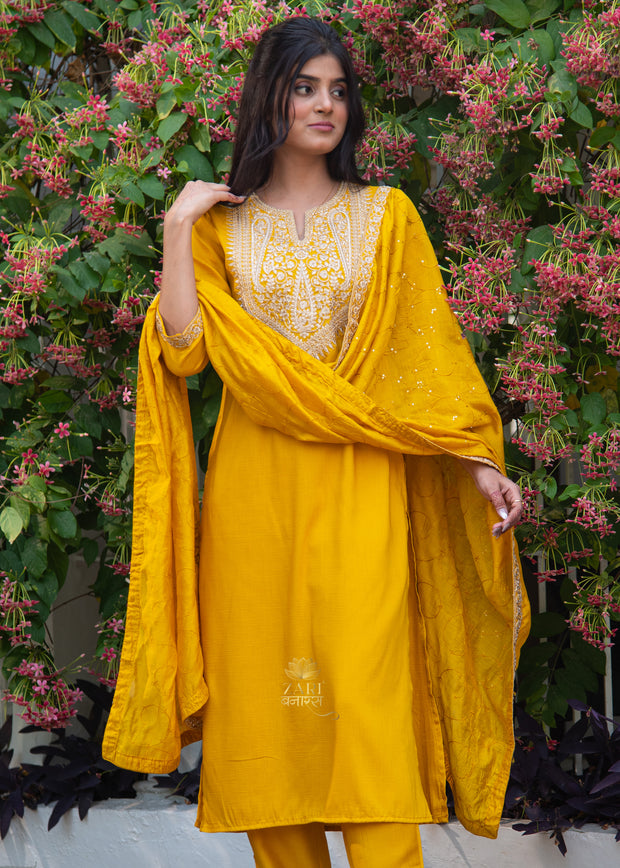 Luminosity Thread Embroidered Suit (10702046527681)