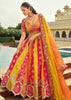 Multicolor Embroidered Stitched Designer Lehenga