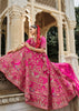 Bright Pink Heavy Embroidered Designer Lehenga