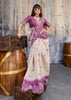 Dahliya Purple Printed Cotton Silk Saree