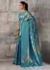 Blue Woven Kanjivaram Silk Saree