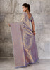 Pastel Voilet Woven Kanjivaram Silk Saree