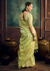 Pastel Green Woven Munga Cotton Silk Saree
