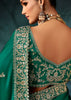 Simply Green Embroidered Soft Silk Saree