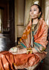 Rust & Green Dual Tone Bronze Zari Woven Banarasi Silk Saree