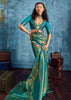 Tropical Green Banarasi Silk Saree