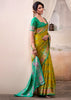 Mehndi Green Woven Patola Silk Saree