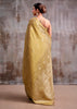 Golden Beige Woven Tissue Silk Saree